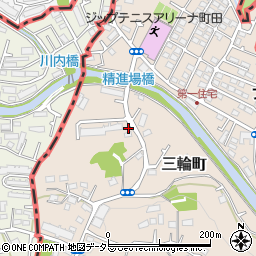 東京都町田市三輪町1822周辺の地図