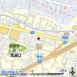 神奈川県川崎市宮前区馬絹2丁目3-16周辺の地図