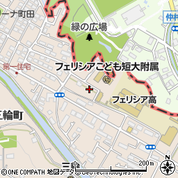 東京都町田市三輪町99周辺の地図