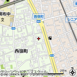 東京都大田区西嶺町10-10周辺の地図