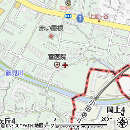 東京都町田市大蔵町109-2周辺の地図