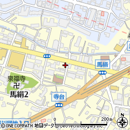 神奈川県川崎市宮前区馬絹2丁目3-8周辺の地図
