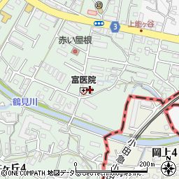 東京都町田市大蔵町109-4周辺の地図