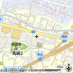 クレッセント宮崎台周辺の地図