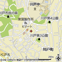 千葉県千葉市中央区川戸町周辺の地図