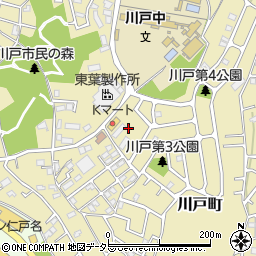 千葉県千葉市中央区川戸町周辺の地図