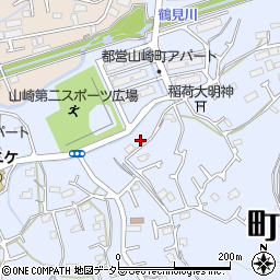 東京都町田市山崎町828-1周辺の地図