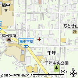 神奈川県川崎市高津区千年838周辺の地図
