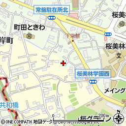 東京都町田市常盤町3479-2周辺の地図