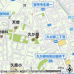 東京都大田区久が原2丁目16周辺の地図