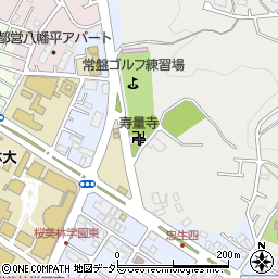 [葬儀場]寿量寺 安心殿周辺の地図