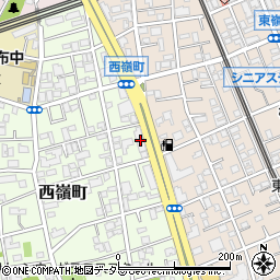 東京都大田区西嶺町10-7周辺の地図