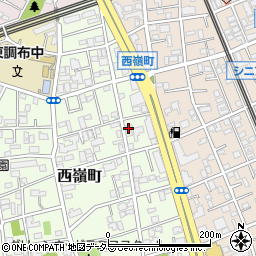 東京都大田区西嶺町10-16周辺の地図