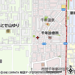 神奈川県川崎市高津区千年新町25周辺の地図