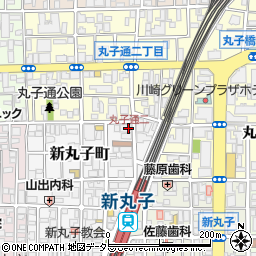 丸子通二周辺の地図