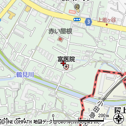 東京都町田市大蔵町126-3周辺の地図