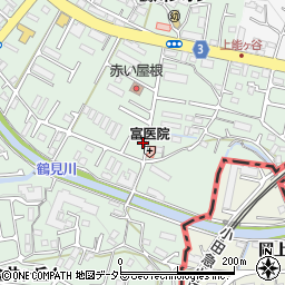 東京都町田市大蔵町126-3周辺の地図