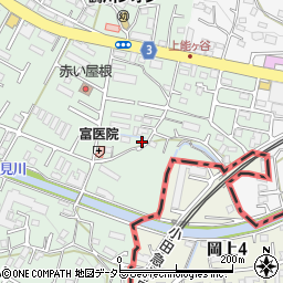 東京都町田市大蔵町106周辺の地図