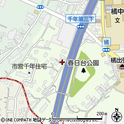神奈川県川崎市高津区千年1204-10周辺の地図