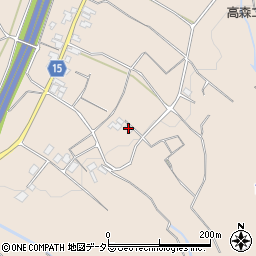 長野県下伊那郡高森町山吹8509-3周辺の地図