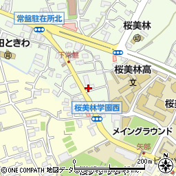 東京都町田市常盤町3600周辺の地図