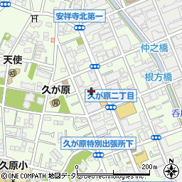 東京都大田区久が原2丁目15周辺の地図