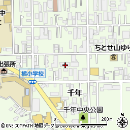 神奈川県川崎市高津区千年851周辺の地図
