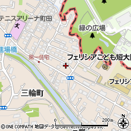 東京都町田市三輪町58-34周辺の地図