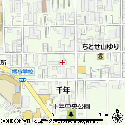 フェルモ武蔵新城周辺の地図