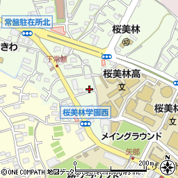 東京都町田市常盤町3602周辺の地図