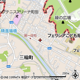 東京都町田市三輪町58-14周辺の地図
