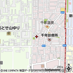 神奈川県川崎市高津区千年新町25-2周辺の地図