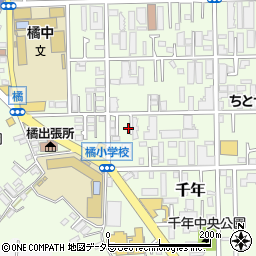 神奈川県川崎市高津区千年857周辺の地図
