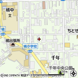 神奈川県川崎市高津区千年855周辺の地図