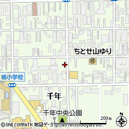 神奈川県川崎市高津区千年846周辺の地図