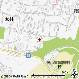 神奈川県相模原市緑区太井379-1周辺の地図