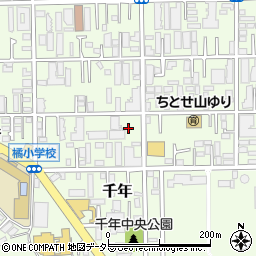 神奈川県川崎市高津区千年848-2周辺の地図