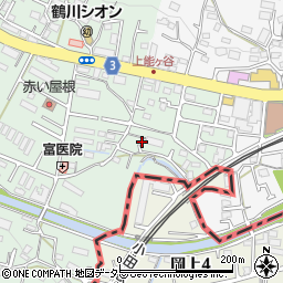 東京都町田市大蔵町77周辺の地図