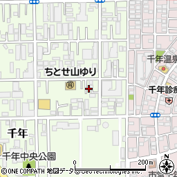 神奈川県川崎市高津区千年968周辺の地図