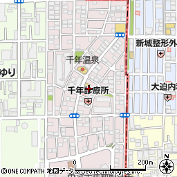 神奈川県川崎市高津区千年新町28周辺の地図