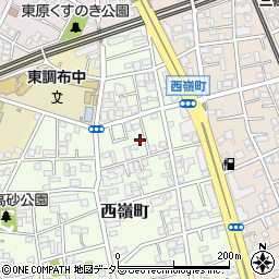 東京都大田区西嶺町7-8周辺の地図