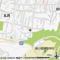神奈川県相模原市緑区太井379周辺の地図