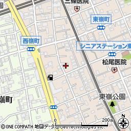 東京都大田区東嶺町40-17周辺の地図