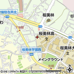 東京都町田市常盤町3603周辺の地図