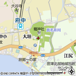 京都府宮津市大垣周辺の地図