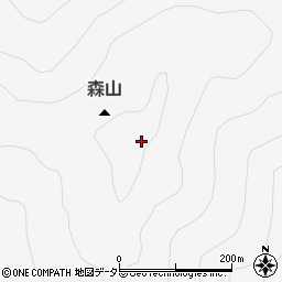 森山周辺の地図