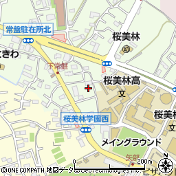 東京都町田市常盤町3601周辺の地図