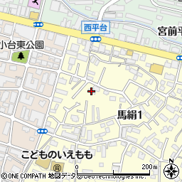 Ｍ’ｓＧＡＲＤＥＮ宮前平Ｂ周辺の地図
