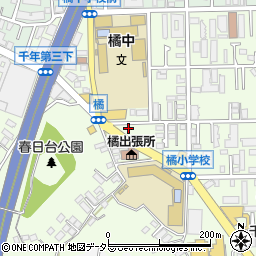 神奈川県川崎市高津区千年867周辺の地図