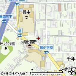 神奈川県川崎市高津区千年861-10周辺の地図
